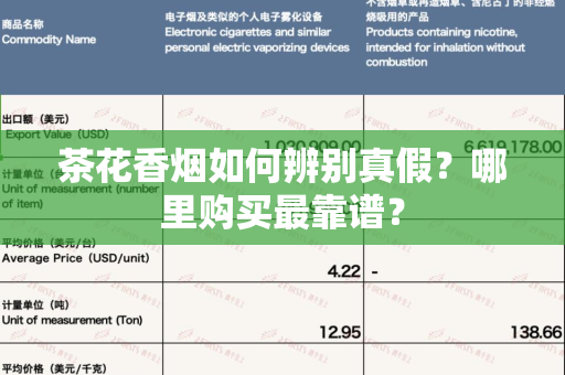 茶花香烟如何辨别真假？哪里购买最靠谱？